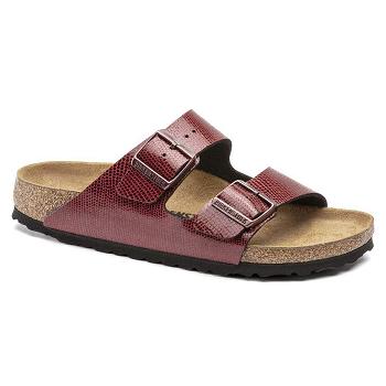 Dámské Arizona Birkenstock Magical Birko Flor Vínové | CZ 51FDN